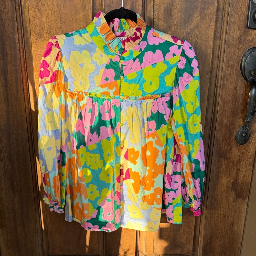 CROSBY by Mollie Burch Multicolor Floral Top